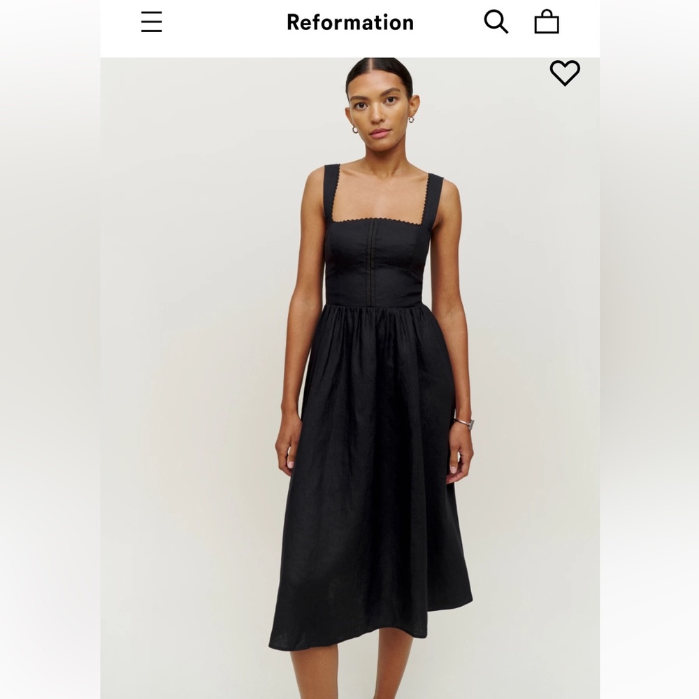 Tagliatelle Linen Dress from Reformation NWT
